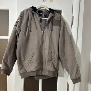 Vintage Oakley Military Bomber/Chore Jacket hooded men’s Large quilted